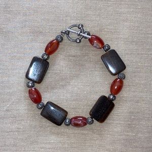 Original Carnelian Beaded Bracelet by Gamali